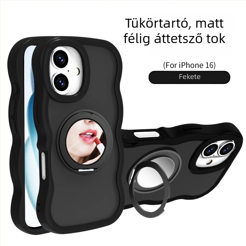 Hullámos 2-in-1 mágneses forgó tartó iPhone 16 Pro-hoz