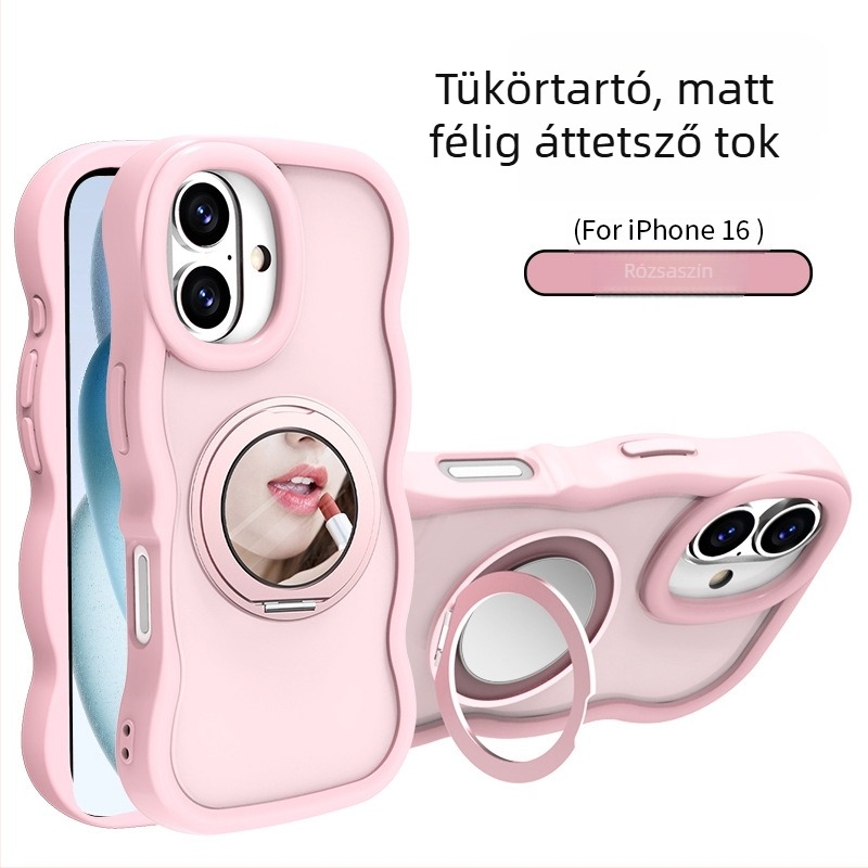 Hullámos 2-in-1 mágneses forgó tartó iPhone 16 Pro-hoz