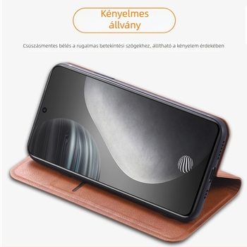 Huawei Enjoy 70 és Enjoy 70 Pro védőtok, ütésálló, teljes lefedettség, matt PU bőr