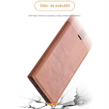 Huawei Enjoy 70 és Enjoy 70 Pro védőtok, ütésálló, teljes lefedettség, matt PU bőr
