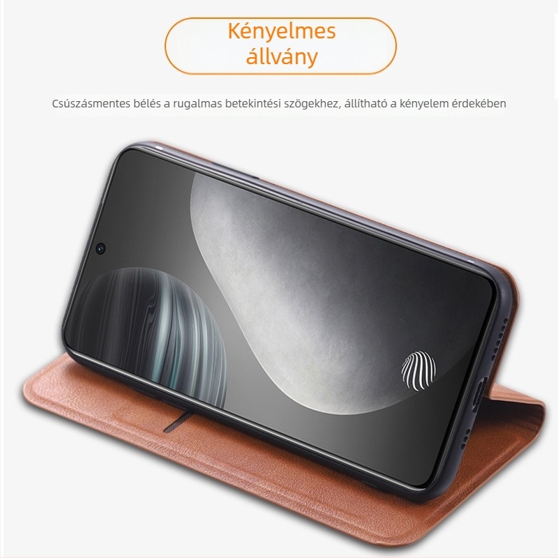 Huawei Enjoy 70 és Enjoy 70 Pro védőtok, ütésálló, teljes lefedettség, matt PU bőr