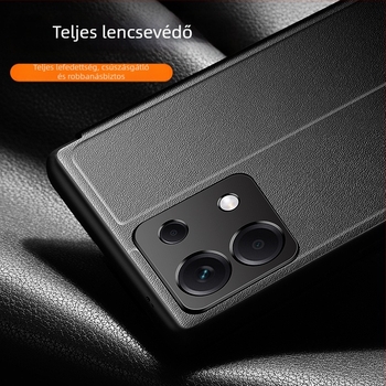 Xiaomi 15 és Redmi 14 Pro flip bőrtok, műbőr védőtok, ütésálló, puha és kemény héj, teljes lefedettség