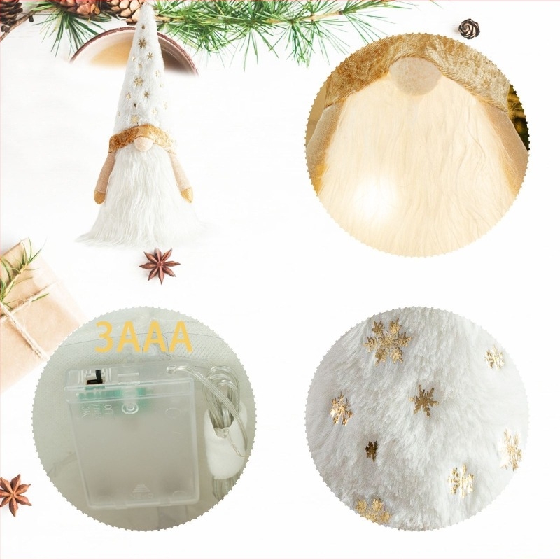 Világító öregember baba