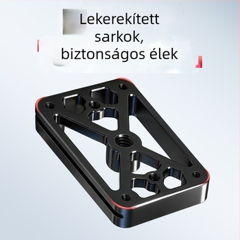Gyorskioldó lemez adapter 38 mm, szabványos állványfejhez – alap kamera- és telefonkliphez