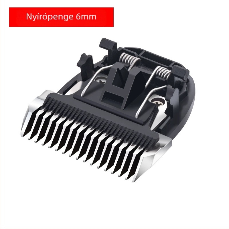 Elektromos kutya- és háziállat-trimmelő vastag pengével, professzionális cserélhető fej kutyáknak, 3 mm, 6 mm, 9 mm, 12 mm