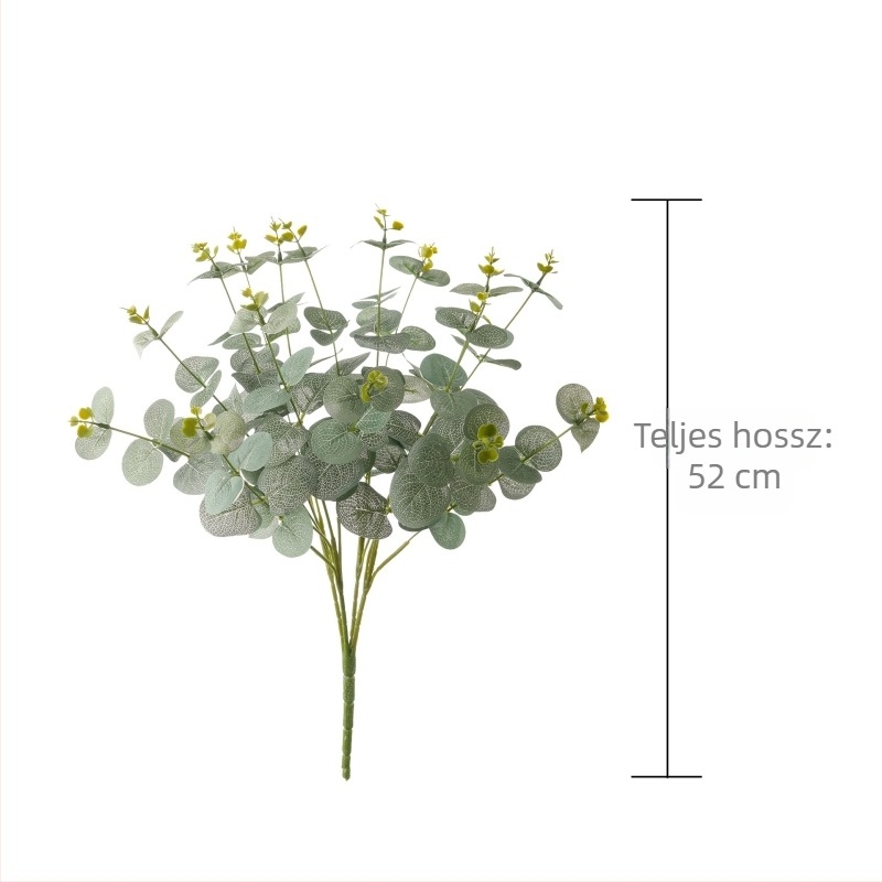Money Leaf eukaliptusz művirágok és zöld növények esküvői dekorációhoz és kézműves termékek