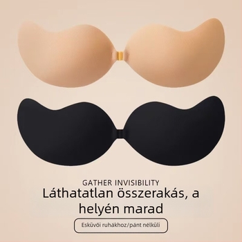 Mango szilikon melltartó drót nélküli, láthatatlan, plusz méret, vékony, esküvői ruhához, mellbimbófedés