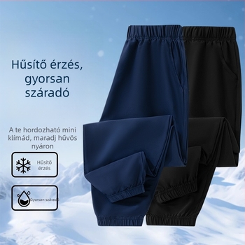 Gyermekek gyorsan száradó nyári sportnadrágok, könnyűek és szúnyogvédelmesek