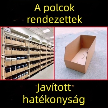 Személyre szabott, rendkívül kemény és tartós kartondobozok polcokra, e-kereskedelmi csomagoláshoz és bemutató dobozokhoz