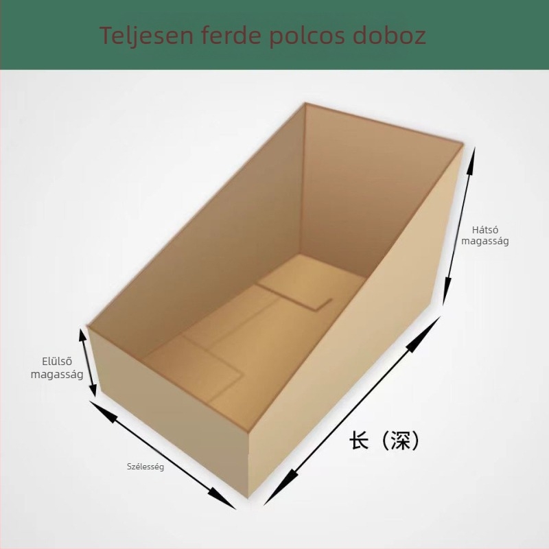 Személyre szabott, rendkívül kemény és tartós kartondobozok polcokra, e-kereskedelmi csomagoláshoz és bemutató dobozokhoz