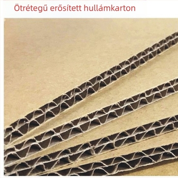 Öt rétegű extra kemény hullámkarton doboz költöztetéshez, 60×40×50 cm