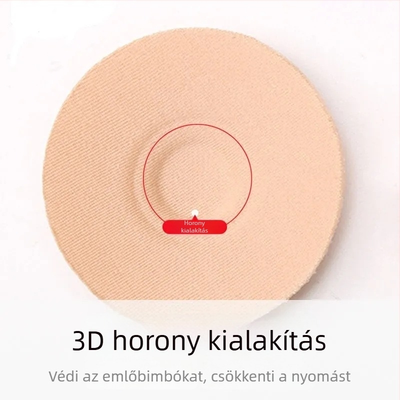 Ragasztó nélküli melltartóbetétek mellbimbóbeépítésekkel – ultravekony, szivacsszerű betétek