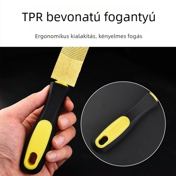 Arany színű farreszelő keményfa formázásához, finom fogú kézi reszelő, rózsafa formázó reszelő, csiszolóeszköz, kétoldalas reszelő
