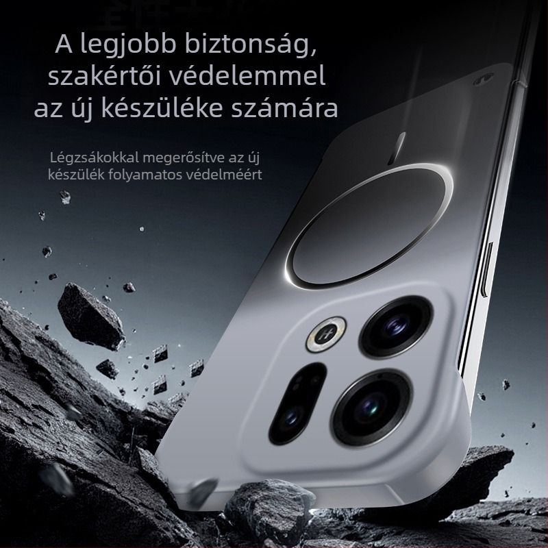 Ultra vékony keret nélküli mágneses gradient gyűrűs telefontok Find X9 Pro és Oppo Reno 15 Pro számára