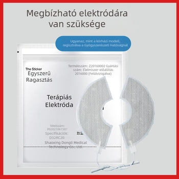 Mellkas fizioterápiás elektróda patch, öntapadó, tűs kialakítás