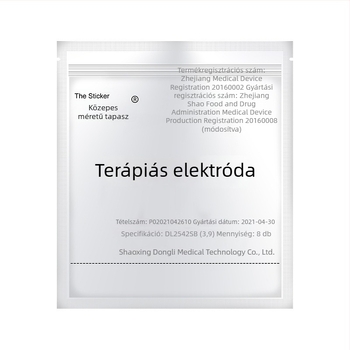 Mellkas fizioterápiás elektróda patch, öntapadó, tűs kialakítás