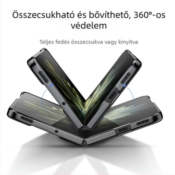 OPPO Find N5/N3 összecsukható kijelzős tok – könnyű luxus, műbőr, elektroplakált felület, ütésálló