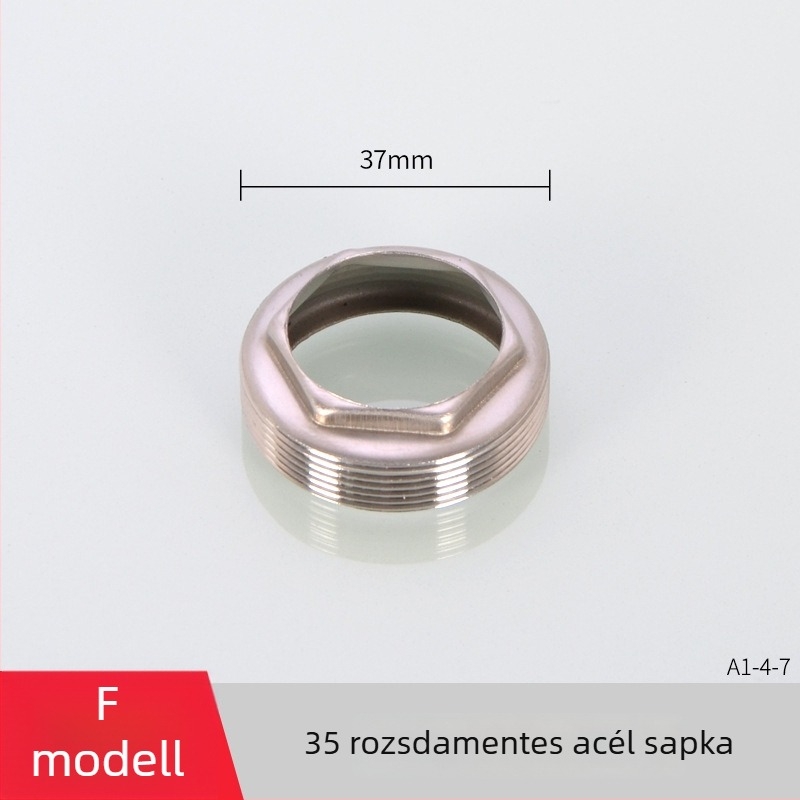 Konyhai mosogató csaptelezáró szelepszár-készlet 35/40 tömítő sapkával, dekoratív fedőkkel és rögzítő sapkával telepítéshez és javításhoz