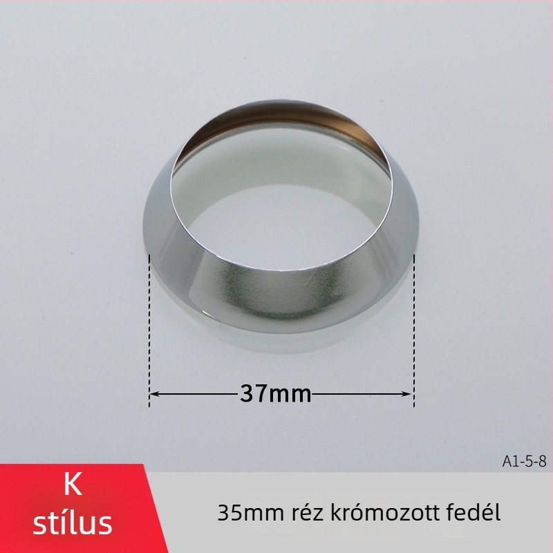 Konyhai mosogató csaptelezáró szelepszár-készlet 35/40 tömítő sapkával, dekoratív fedőkkel és rögzítő sapkával telepítéshez és javításhoz