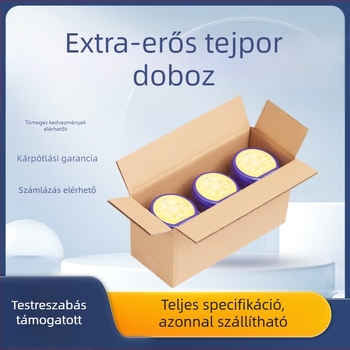 Öt rétegű extrém kemény tejpor kartondoboz légoszlopos védelemmel, 2–6 dobozhoz