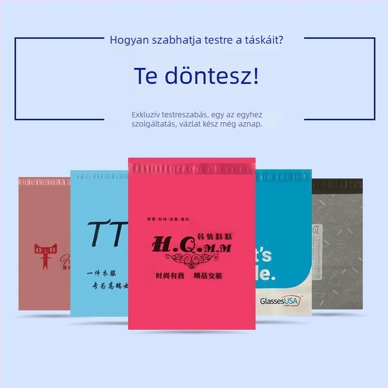 Xinli Fehér, Vastagított Express Csomagoló Tasakok, Vízálló Logisztikai Csomagoláshoz