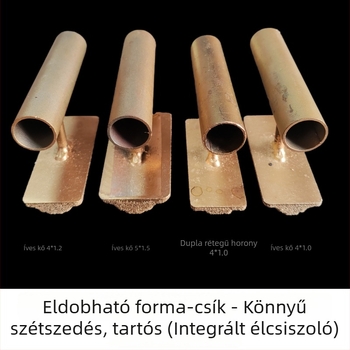 Integrált élcsiszoló külső falra, hamis kő burkolattal, íves él, mély hornyok polírozása, gyémántos élcsiszoló