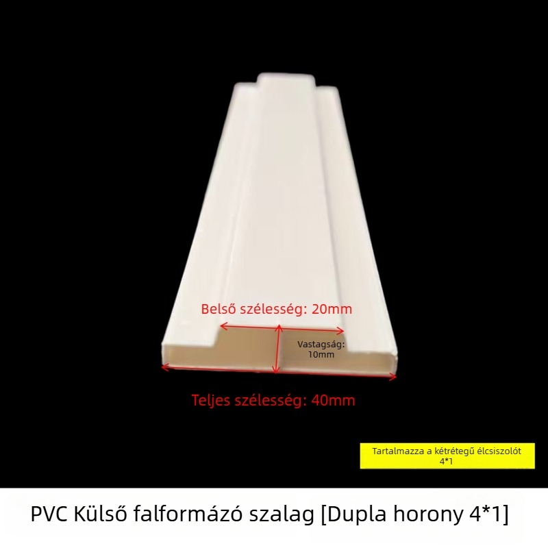 Integrált élcsiszoló külső falra, hamis kő burkolattal, íves él, mély hornyok polírozása, gyémántos élcsiszoló
