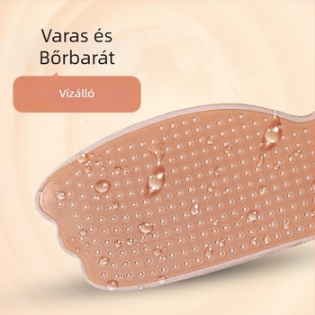 Egy darabos, varrat nélküli szilikon melltapasz, vállpántok nélkül, push-up hatással, esküvői ruhához