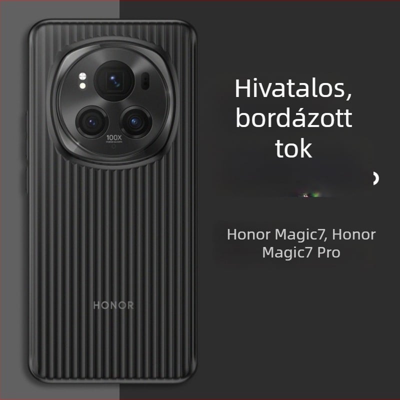 PP ultra vékony, matt felületű telefontok Honor Magic 7 és Magic 7 Pro számára, hullámos textúrával
