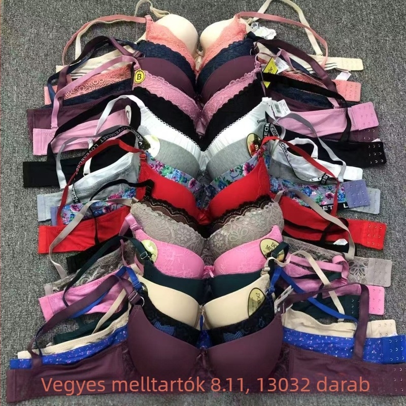 Plusz méretű melltartó memóriahabos kosarakkal, pamut bélés, nejlon anyag, állítható pántok, hátul négy sor kapocs