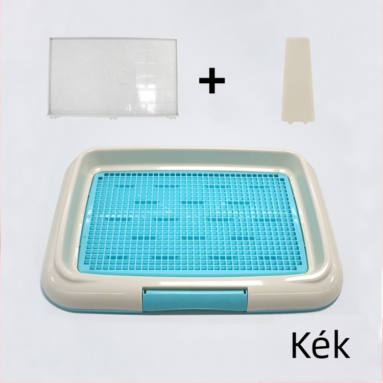 Hálós síkpaneles kisállat WC oszloppal és biomimetikus fallal, anti-splash kutyáknak