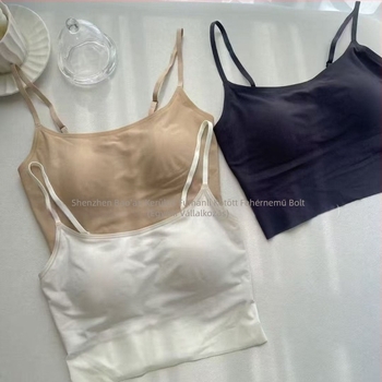 Pánt nélküli melltartó, sima háttal, vékony láthatatlan pántokkal, integrált camisole