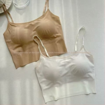 Pánt nélküli melltartó, sima háttal, vékony láthatatlan pántokkal, integrált camisole