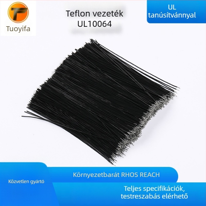 UL10064 24 AWG teflon magas hőmérsékletű elektronikai vezeték mikrofon forrasztó vezeték, jumper kábel