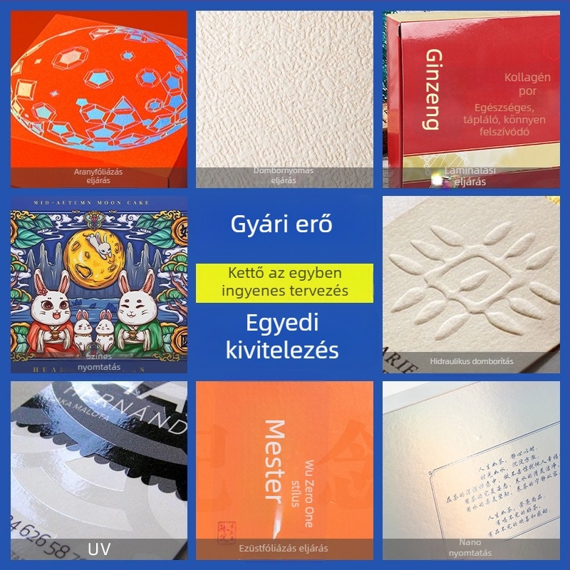 Személyre szabott ajándék dobozok: fehér dobozok, rejtett dobozok, üres Kraftpapír dobozok, kis tételben gyártott dobozok tetővel