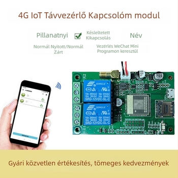 4G IoT távoli kapcsoló modul mini program vezérléssel