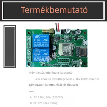 4G IoT távoli kapcsoló modul mini program vezérléssel