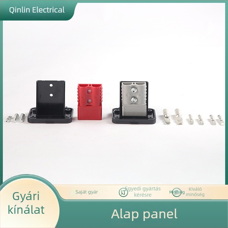Anderson panel konnektor alap porvédett fedéllel és rögzített tartóval