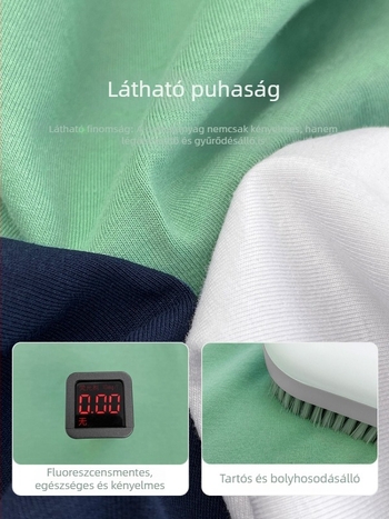 Hai Ma's House Nyár 2026 pamut rövid ujjú T-shirt habnyomásos mintával, gyerekeknek, koreai stílusú ruha