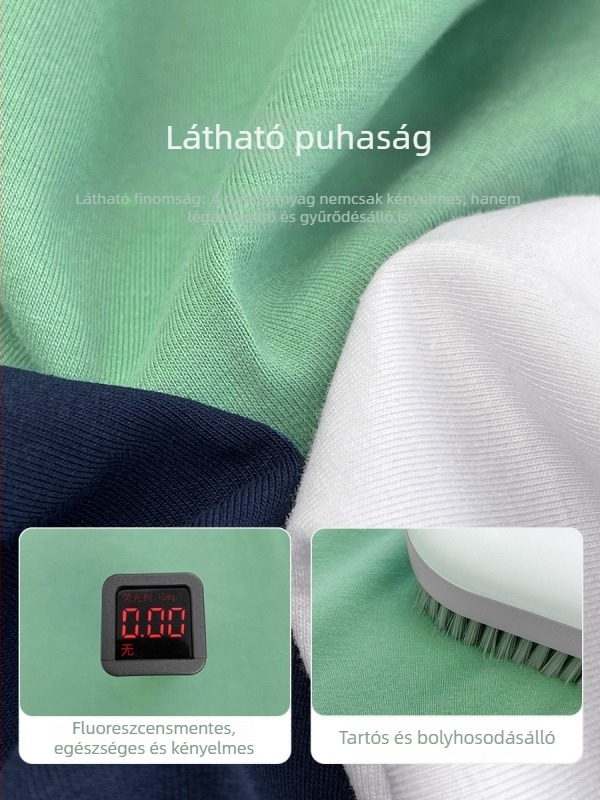 Hai Ma's House Nyár 2026 pamut rövid ujjú T-shirt habnyomásos mintával, gyerekeknek, koreai stílusú ruha