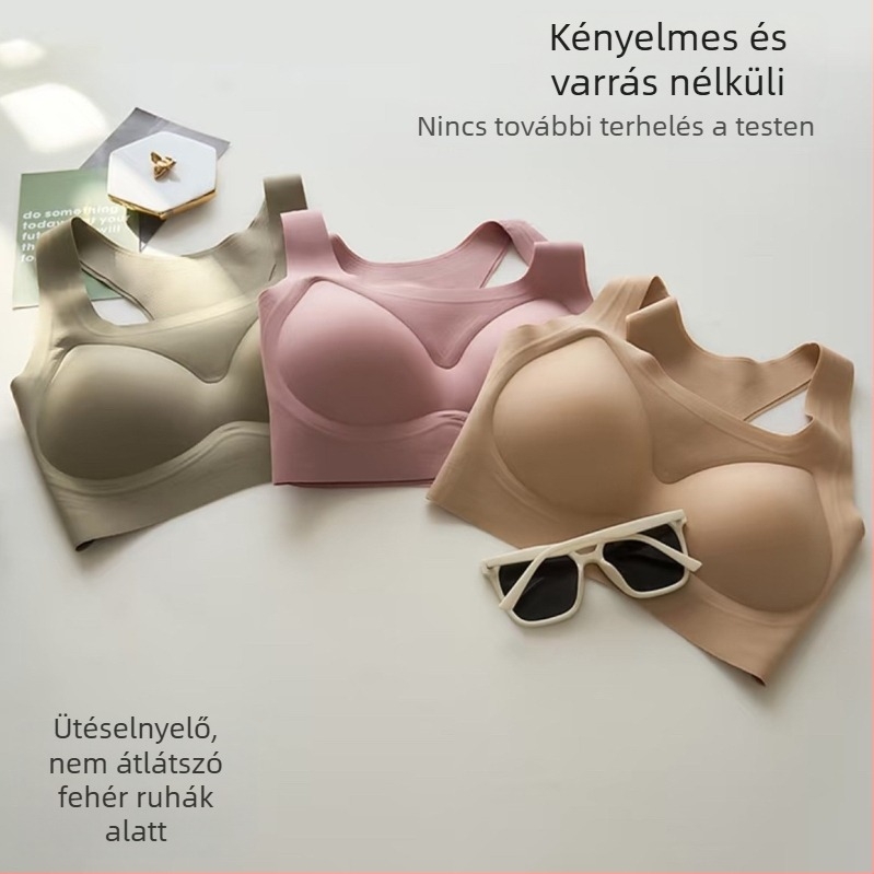 Könnyű nyári push-up melltartó, kis kosármérettel, varrat nélküli pohárral, lélegző nylonnal