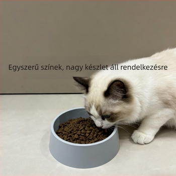 HAJIMI PP anyagú kisállat-tál – macska- és kutyatál, csúszásmentes, nem folyik, étel és víz számára
