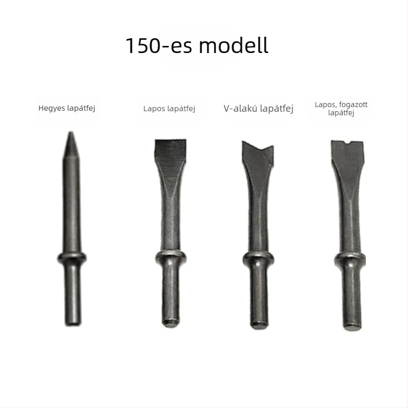 150 mm pneumatikus kalapács készlet rozsdamentesítő fejjel és körkörös fogantyúval