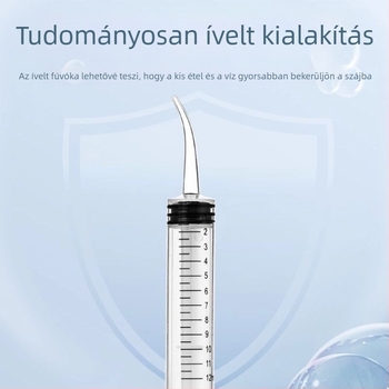 Macska etető fecskendő víz adagolóval