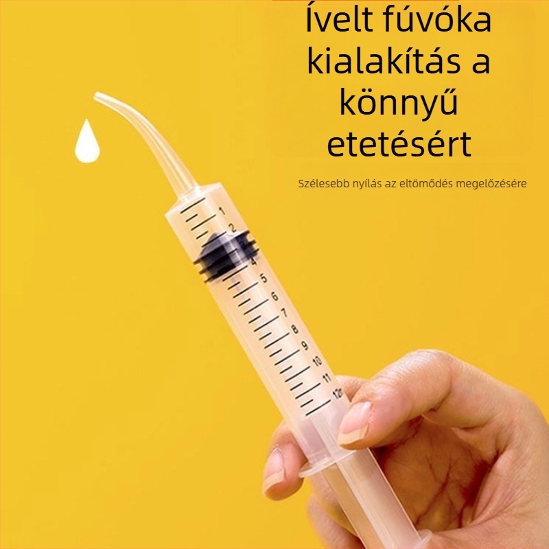 Macska etető fecskendő víz adagolóval