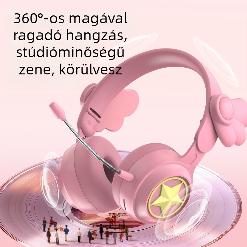 KE50 ismétlő fülhallgató, Bluetooth fejhallgató memorizáláshoz és angol tanuláshoz