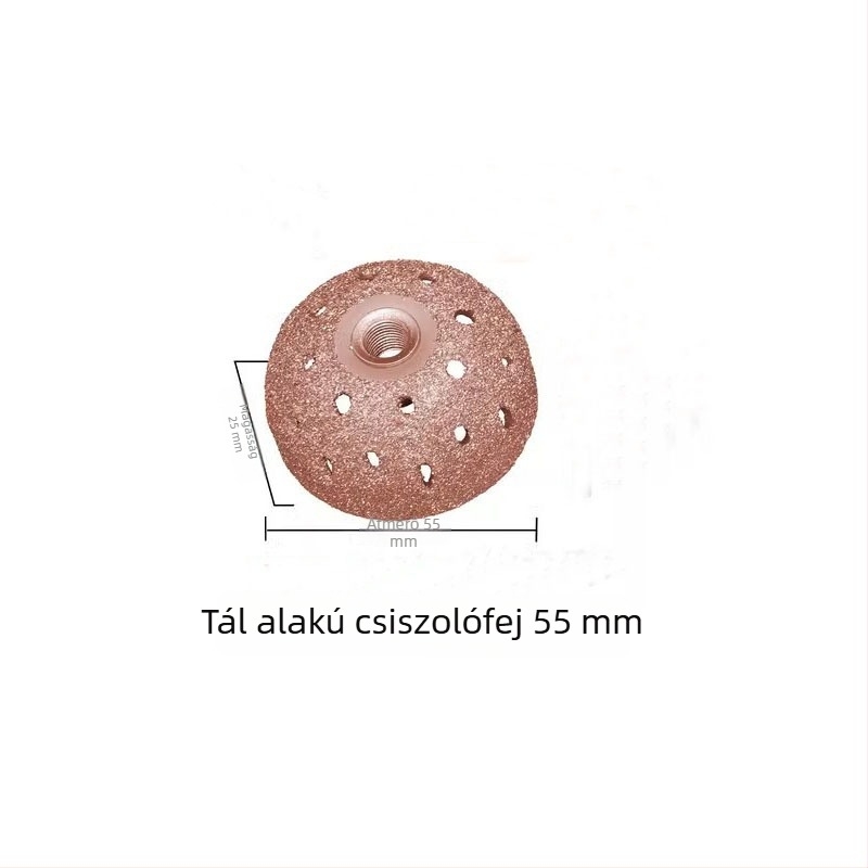 Gumi csiszolófej wolframacélból készült csésze alakú fej gumirejavításhoz, 42mm55