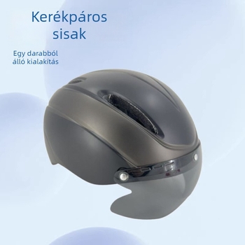 Uniszex kerékpáros sisak hegységi és országúti kerékpárhoz integrált mágneses napellenzővel