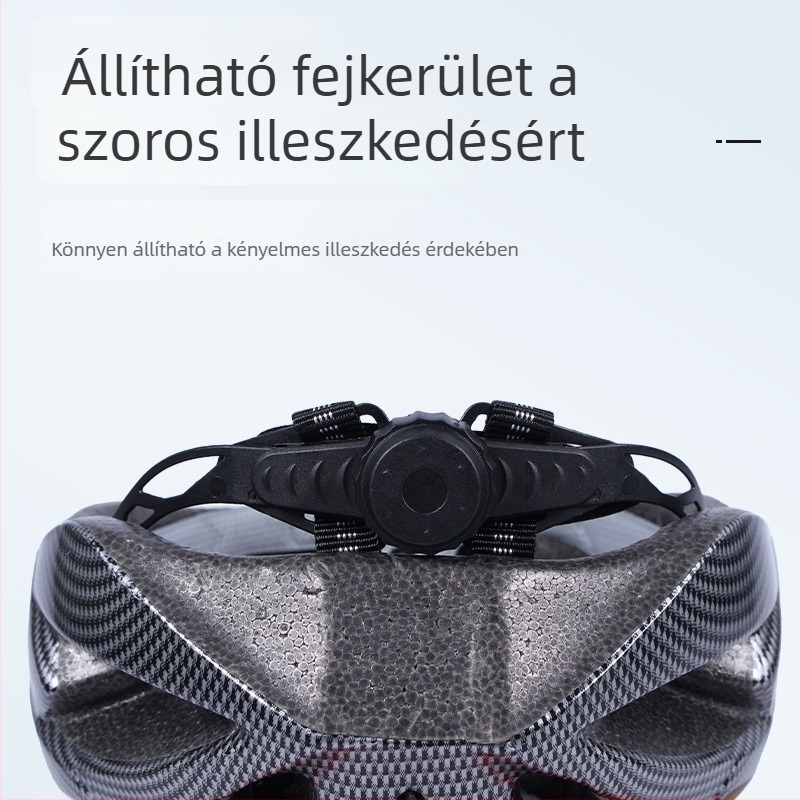 Hegymászó és országúti kerékpáros sisak — összecsukható, egybeöntött kivitel, univerzális használatra