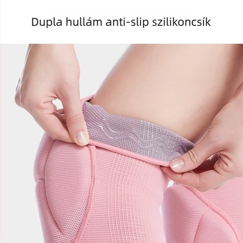 Női térdvédők patella védelemmel, kötött kompressziós térdvédők tánchoz, kerékpárhoz, kosárlabdához, röplabdához és futáshoz